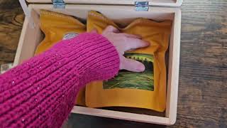 Dřevěná dárková truhla