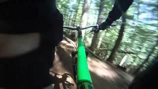 preview picture of video 'first time edit of mountain biking at sandy ridge'