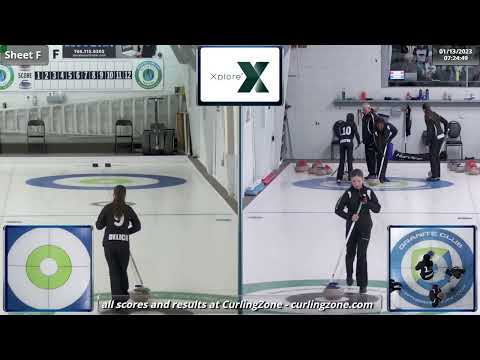 Mia Toner vs. Deanna Chilton - Draw 6 - Xplore U18 Girls Northern Ontario Provincials