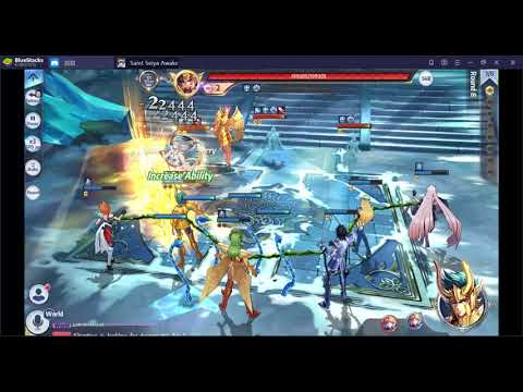 Saint Seiya Awakening: pve tomo de shura lv 7 Sin S. equibo de lv 70