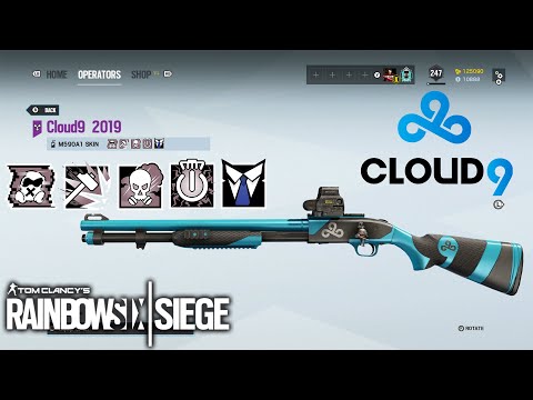 Cloud 9 Weapon Skin - Rainbow Six Siege