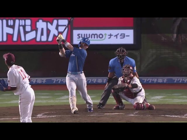 【8回表】均衡を破る一発!! ファイターズ・清宮幸太郎 ライトへ先制の2ランホームラン!!  2024年8月7日 東北楽天ゴールデンイーグルス 対 北海道日本ハムファイターズ