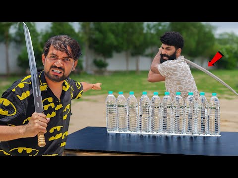 Sword Challenge With Team - Who Will Win ? 