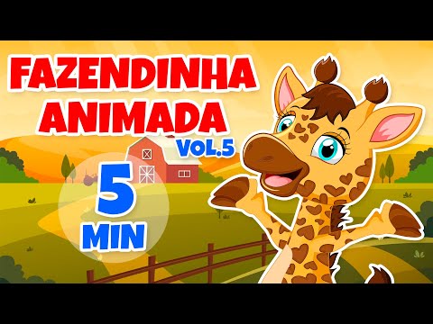 Fazendinha Animada Vol. 5 - Giramille 5 min | Desenho Animado Musical