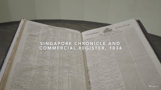 Singapore Chronicle and Commercial Register, 1834 | From the Stacks S01E20