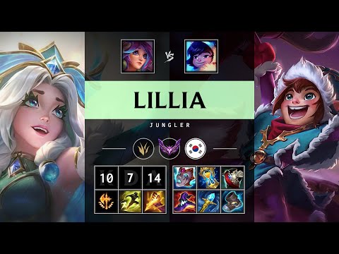 Lillia Jungle vs Nunu & Willump - KR Master Patch 25.10