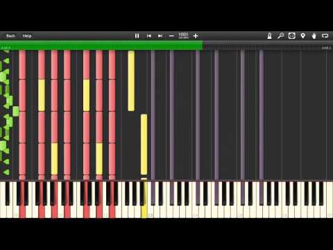 Synthesia: Touhou 8 - Lunatic Princess | 74,000+ Notes | Black MIDI