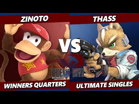Phoenix Down - Zinoto (Diddy Kong) Vs. Thass (Fox) Smash Ultimate - SSBU
