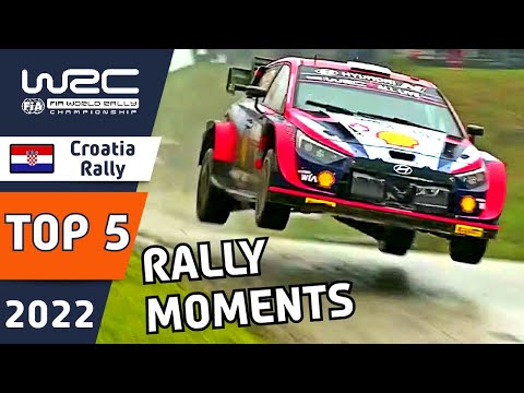 Top 5 Moments, Dramas and Stories from WRC Croatia Rally 2022
