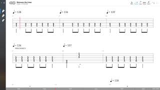 Stone Temple Pilots - Between The Lines (LEAD GUITAR TAB PLAY ALONG)