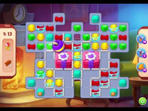 HomeScapes Level 7110 no boosters (15 moves)