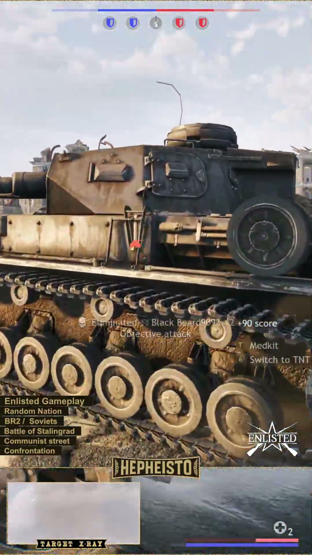 Assaulter eliminates Panzer IV E with TNT Charge