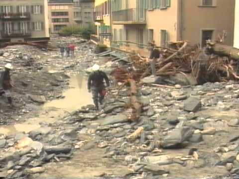 Unwetter Brig - Tagesschau 25.09.1993 I