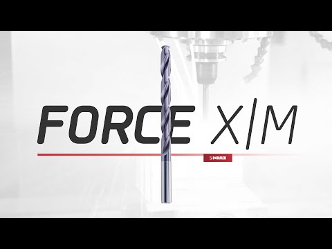 Dormer FORCE X/M - Solid Carbide High Performance Drills