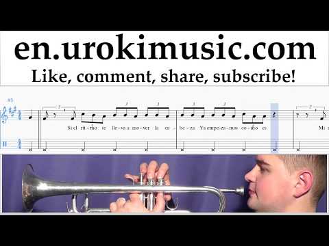 How to Play Trumpet J. Balvin, Willy William - Mi Gente Tabs Part#2 um-i352