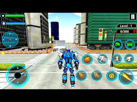 Police Elephant Robot Game - Police Transport Games - Android Gameplay Walkthrough Part 1