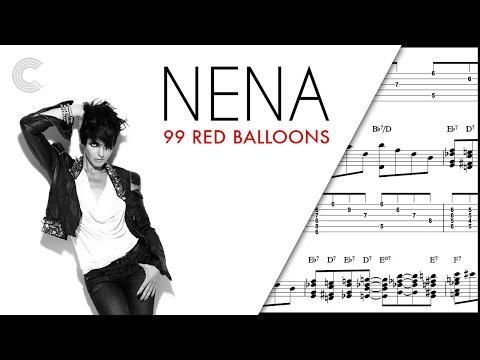 Horn in F - 99 Red Balloons - Nena Sheet Music, Chords, and Vocals