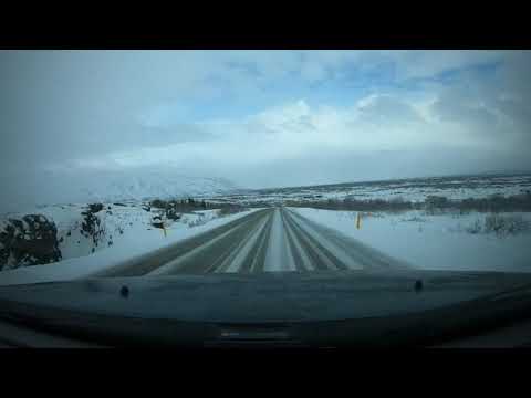Winter (off) road to Laugarvatn Fontana Geothermal Baths
