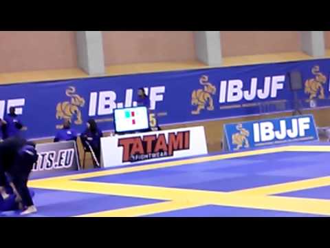 European Open BJJ 2014 Blue belt Adult  Open class Final Anton Seleznev   Reinier de Ridder