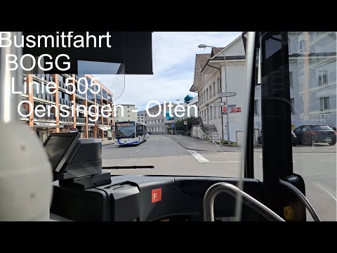 Busmitfahrt BOGG 505 Oensingen - Olten
