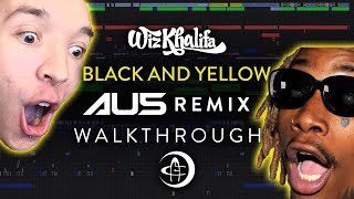 Making A Dubstep Remix of Black And Yellow | Au5