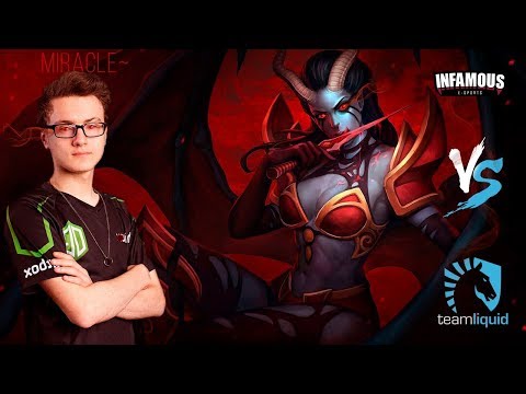 Miracle Queen of Pain Team Liquid vs Infamous Group stage TI 17