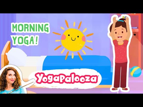 Morning Yoga! Stretch, breathe, sing along and greet the day with @yogapalooza!