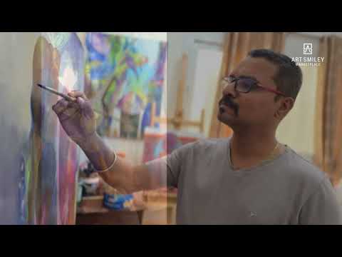 Global Art Odyssey Exhibition by ArtSmiley - Indian Artist Murugesh Thiagarajan