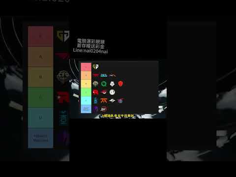 2025英雄聯盟世界賽隊伍評級 #leagueoflegends #lck #遊戲 #2025 #aram #英雄聯盟 #lol #熱門#lpl #faker #t1