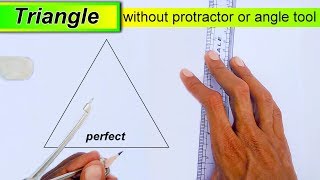 how to draw an equilateral triangle Geometry lesson
