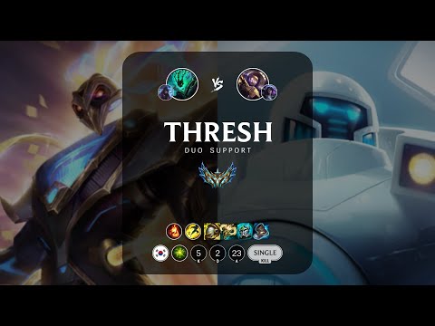 Thresh Support vs Blitzcrank - KR Challenger Patch 13.18