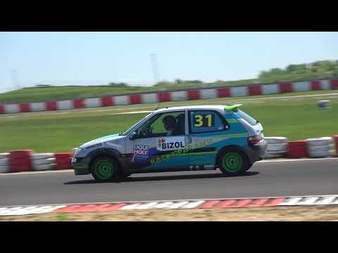 Kinga Łukaszuk / Konrad Rzepka - Citroen Saxo - Asfaltowy PTS 2 Runda  Autodrom Słomczyn 20-05-2018