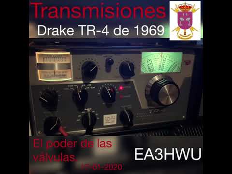Drake TR-4 EA3HWU QSO EA3AHF test 15 m