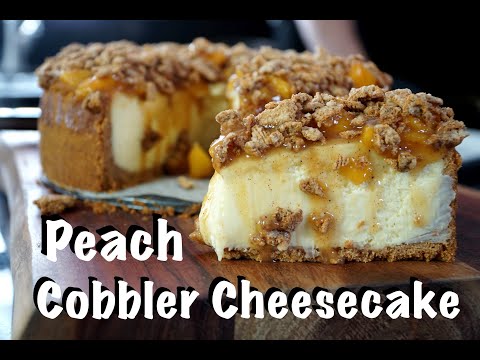 Peach Cobbler Cheesecake