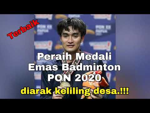 HEBOHH..!!! Peraih medali emas badminton PON 2020 PAPUA diarak keliling desa. #shorts