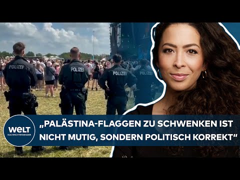 Video Thumbnail: ANTISEMITISMUS AUF KONZERTEN: „Palästina-Flaggen zu schwenken ist nicht mutig"