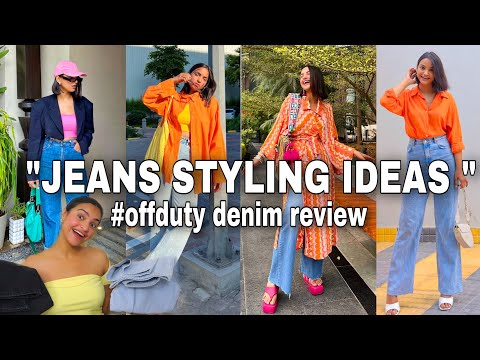 JEANS STYLING IDEAS /OFF DUTY DENIM REVIEW *modest styling *everdayoutfit || SAPNA RAI