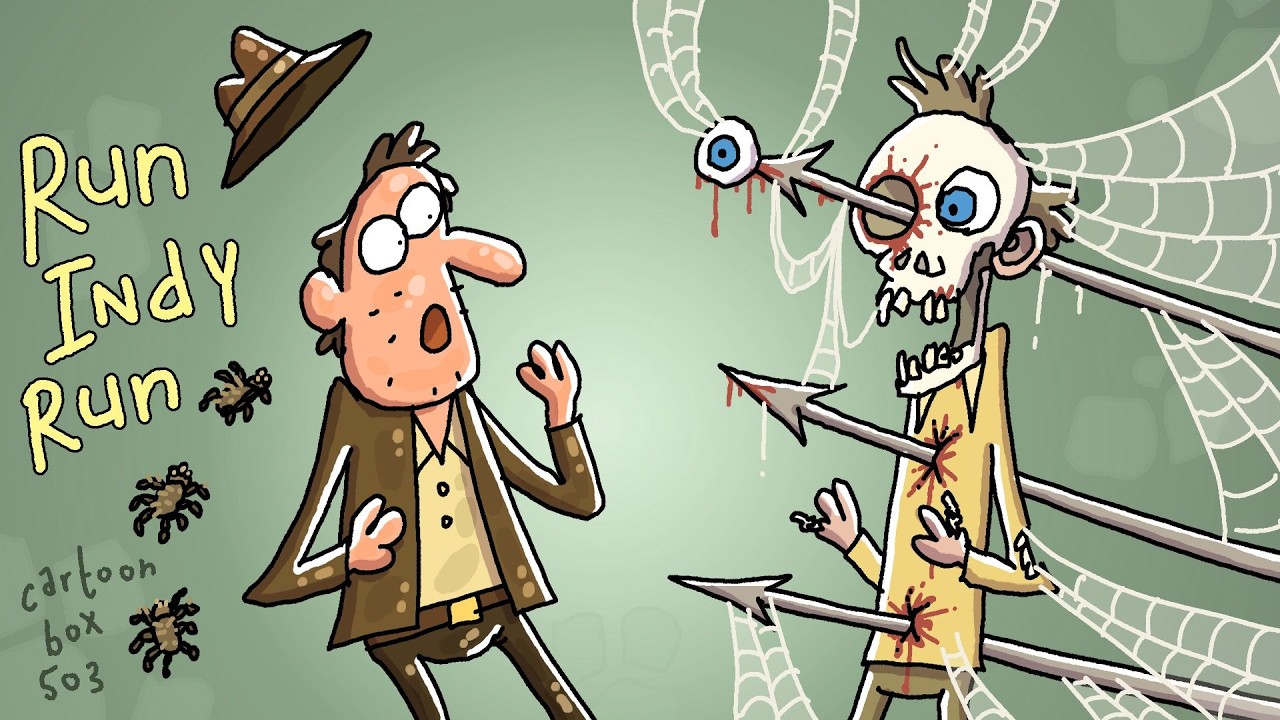 Indiana Jones Escape Gone Horribly WRONG | Cartoon Box 503 | Hilarious Cartoons