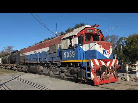 [4K] Tren vacio de NCA con destino a General Deheza pasando por Marcos Juárez!!!!!!
