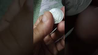 6 o clock error in rs one coin,very rare one rs coin
