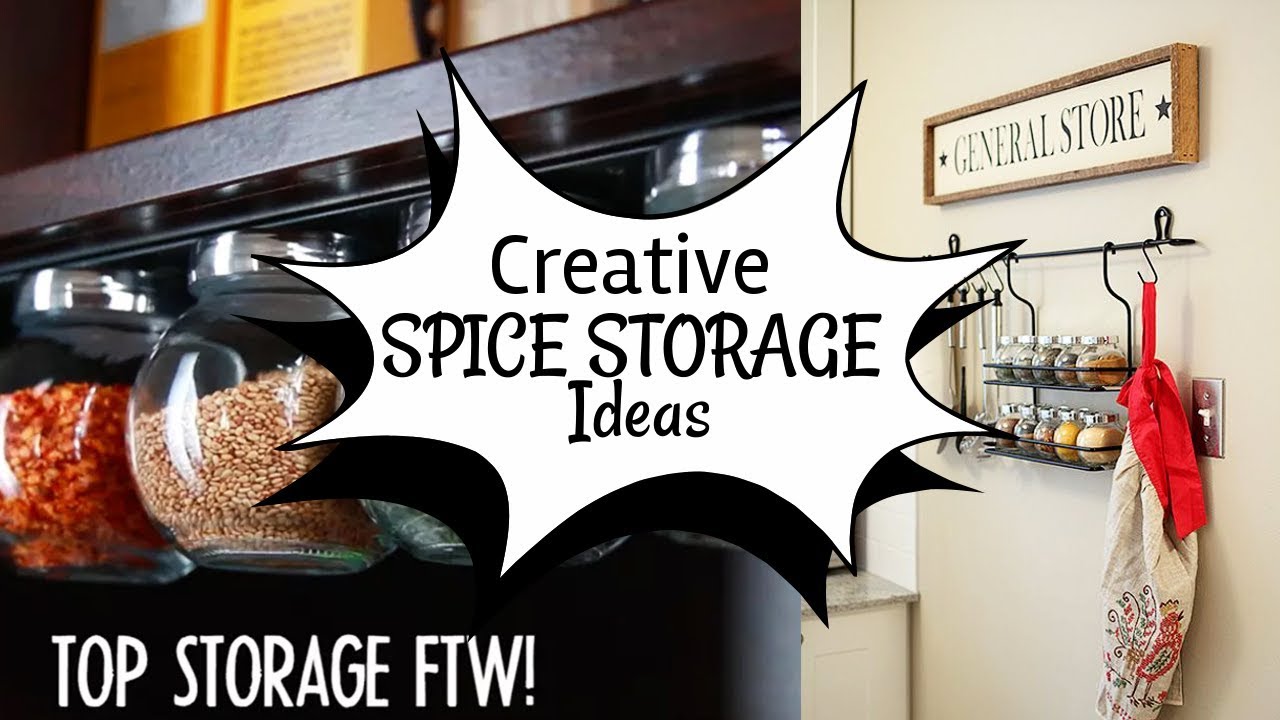 10 DIY Spice Storage ideas