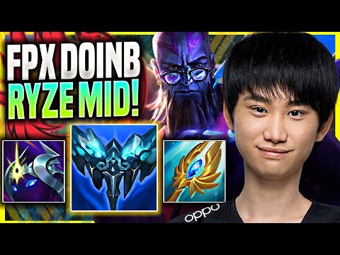 DOINB DOMINATING RYZE WITH NEW ITEMS! - FPX DoinB Plays Ryze Mid vs Renekton! | Season 11