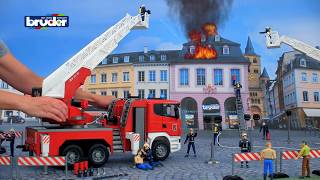 Bruder SCANIA пожарная машина (03590) - відео 2