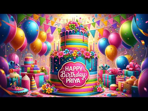 Happy Birthday Priya!! Celebrate Your Birthday in Style🎉