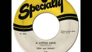 DON &amp; DEWEY - A LITTLE LOVE [Specialty 599] 1957