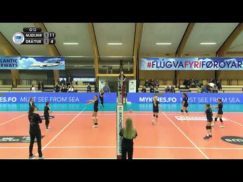 Steypafinala 2021: G12; Mjølnir – Dráttur 2-1 (25-16, 21-25, 15-6)