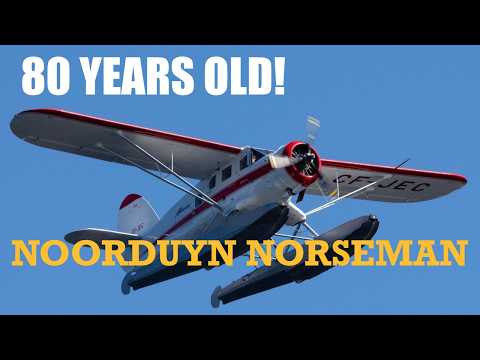 80 years old bush plane still going strong! | CF-JEC | Noorduyn Norseman UC-64 | Air Mont Laurier