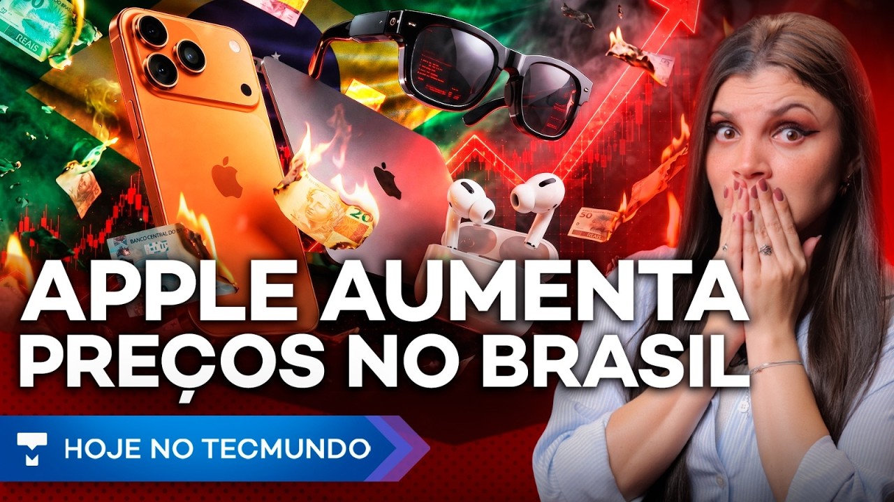 APPLE AUMENTA PREÇOS NO BRASIL! GTA 6 JÁ TEM PREÇO: ATÉ R$ 550! OPENAI ANUNCIA SEU PROCESSADOR e +