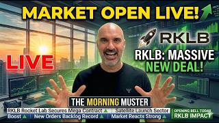 Market Open LIVE: Stocks Shrug Off Iran & Head Higher | $RKLB Closes HUGE Deal