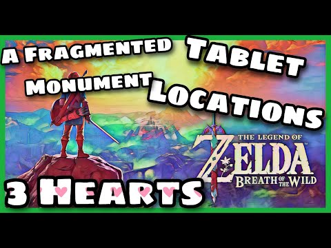 A Fragmented Monument Quest Tablet Locations Zelda BOTW